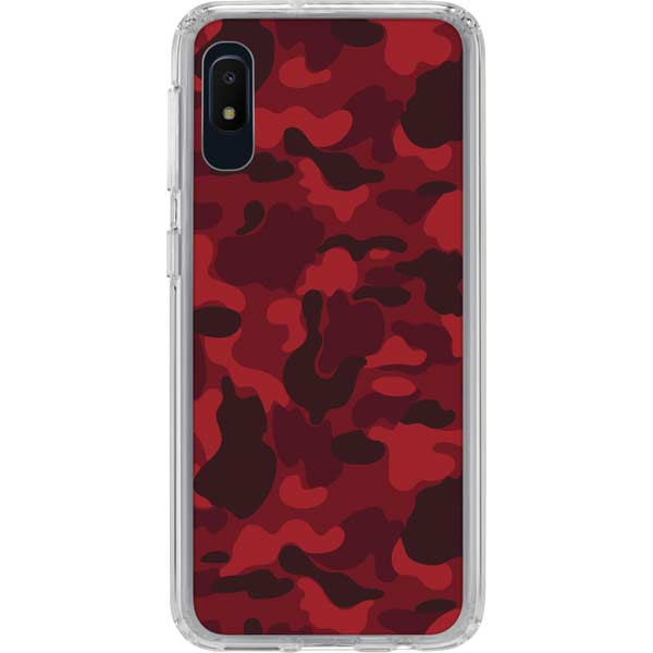 Red Street Camo Galaxy Cases