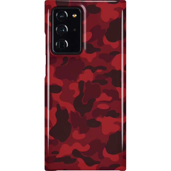 Red Street Camo Galaxy Cases