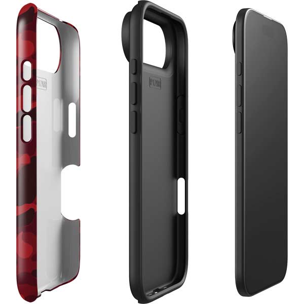 Red Street Camo iPhone 17 Air Impact Case