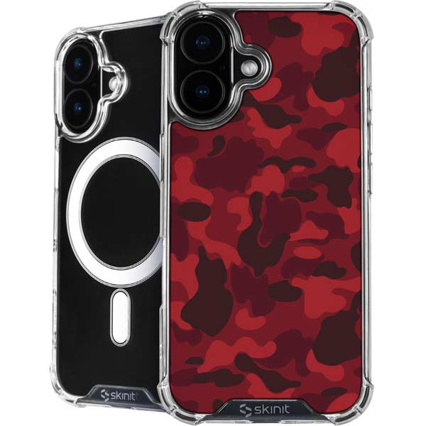 Red Street Camo iPhone 17 MagSafe Case