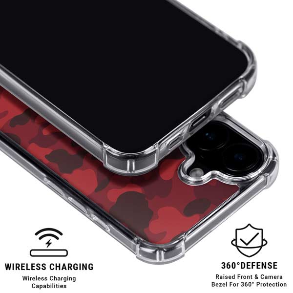 Red Street Camo iPhone 17 MagSafe Case