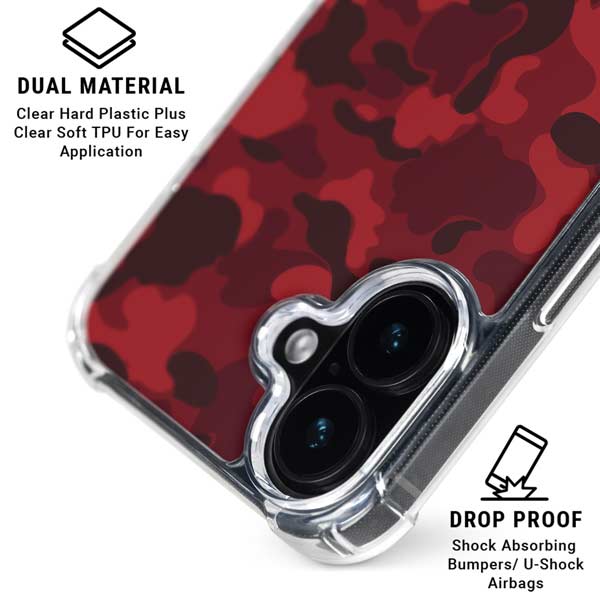 Red Street Camo iPhone 17 MagSafe Case