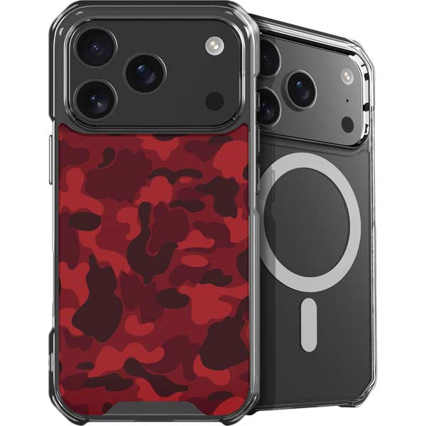 Red Street Camo iPhone 17 Pro MagSafe Case