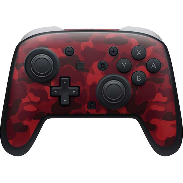 Red Street Camo Nintendo Switch 2 (2025) Pro Controller Skin