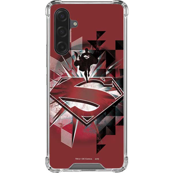 DC Comics Superman Red Pattern Galaxy Cases