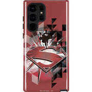 DC Comics Superman Red Pattern Galaxy Cases