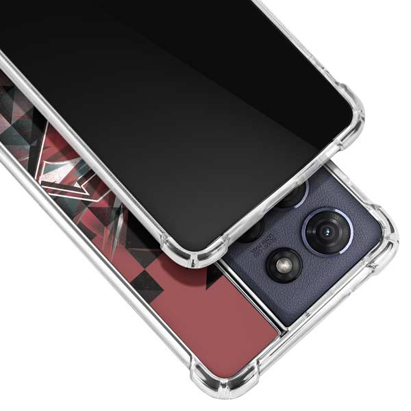 DC Comics Superman Red Pattern Moto G Play 5G (2025) Clear Case
