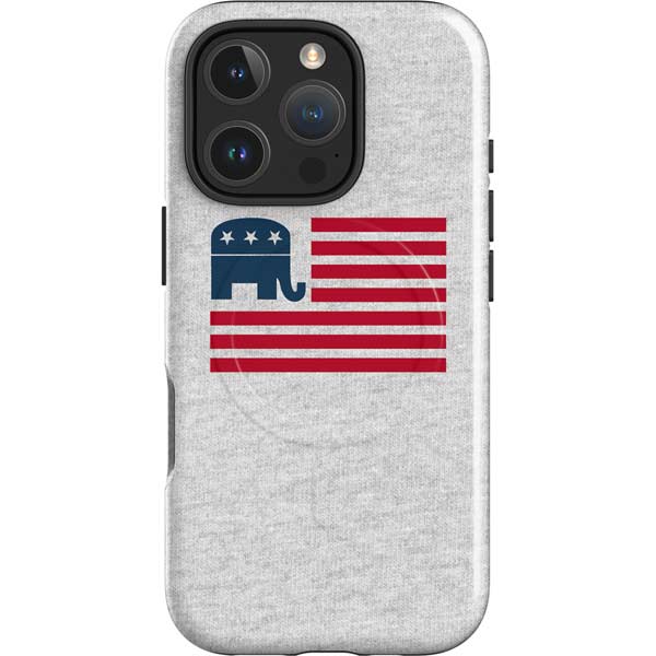 Republican American Flag iPhone 16 Pro Max Magsafe Impact Case