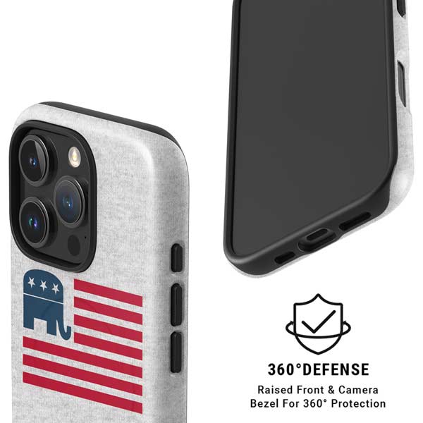 Republican American Flag iPhone 16 Pro Max Magsafe Impact Case