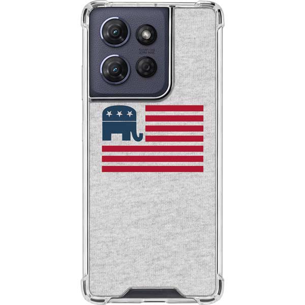 Republican American Flag Moto G Power 5G (2025) Clear Case