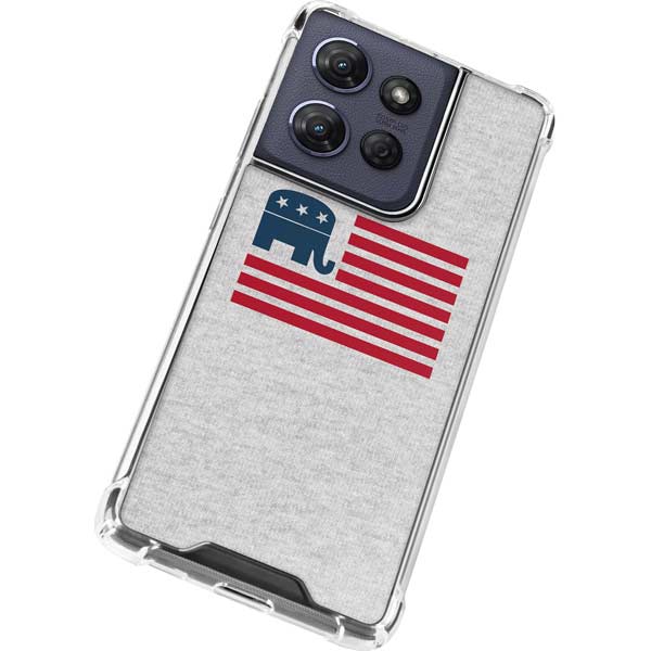Republican American Flag Moto G Power 5G (2025) Clear Case