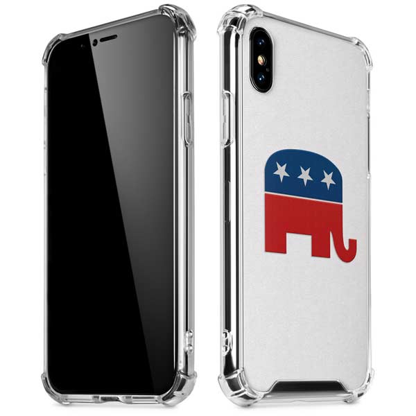 Republican Elephant iPhone X/XS Clear Case