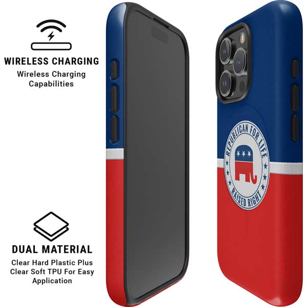 Republican For Life iPhone 16 Pro Max Magsafe Impact Case