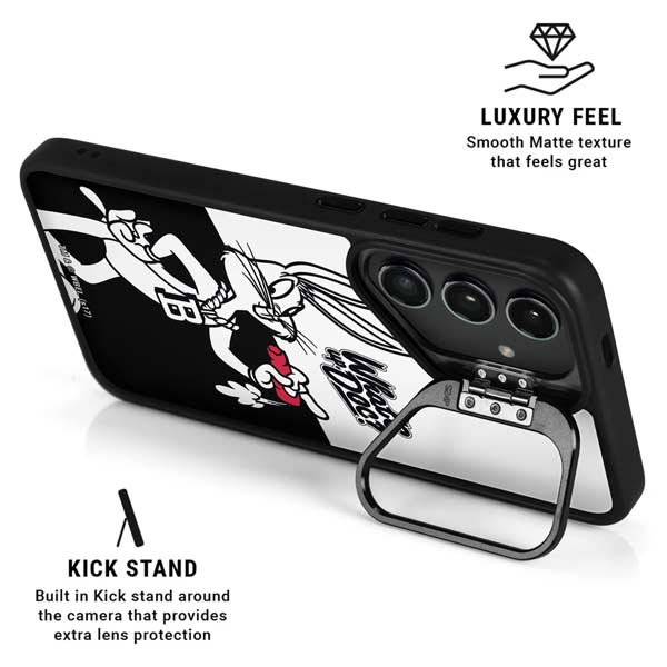 Looney Tunes Retro Bugs Bunny Galaxy S26 Plus Kickstand Case