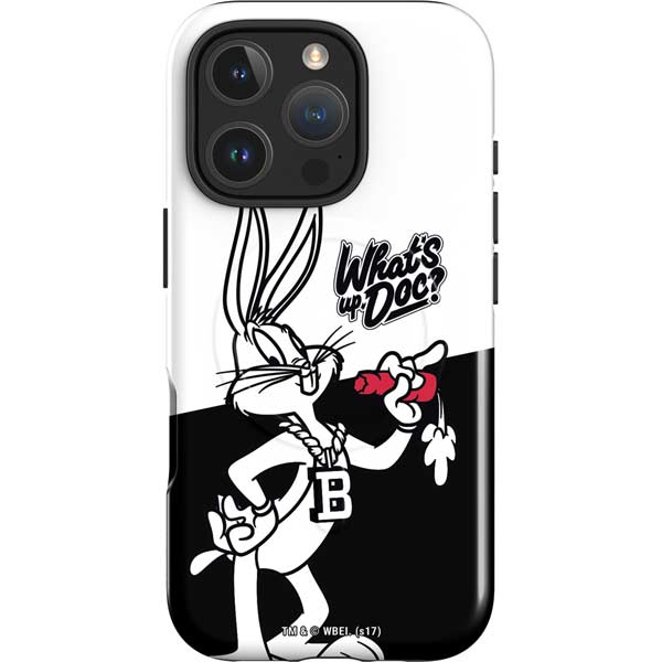 Looney Tunes Retro Bugs Bunny iPhone 16 Pro Magsafe Impact Case