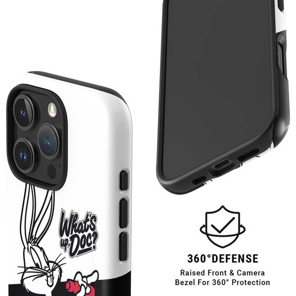Looney Tunes Retro Bugs Bunny iPhone 16 Pro Magsafe Impact Case