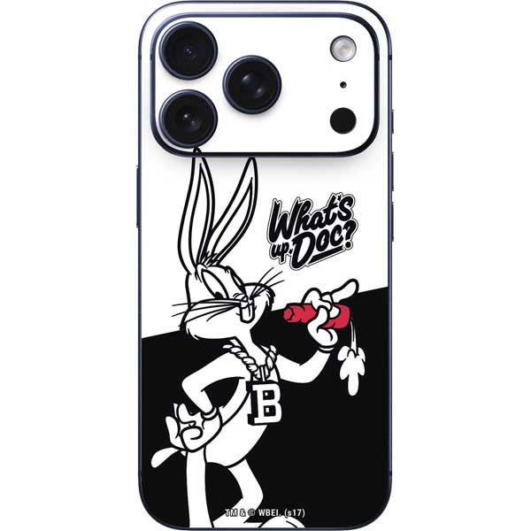Looney Tunes Retro Bugs Bunny iPhone 17 Pro Max Skin
