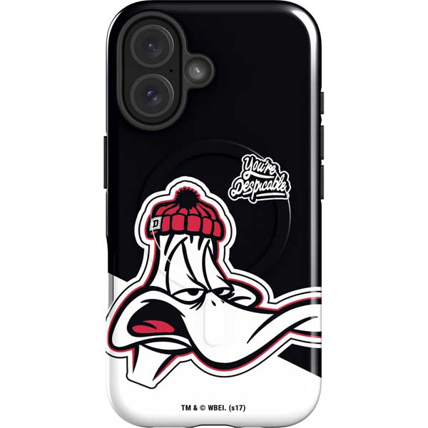 Looney Tunes Retro Daffy Duck iPhone 16 Plus Magsafe Impact Case