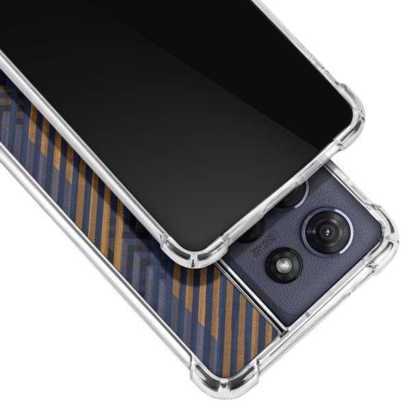 Retro Fall Pattern Moto G 5G (2025) Clear Case