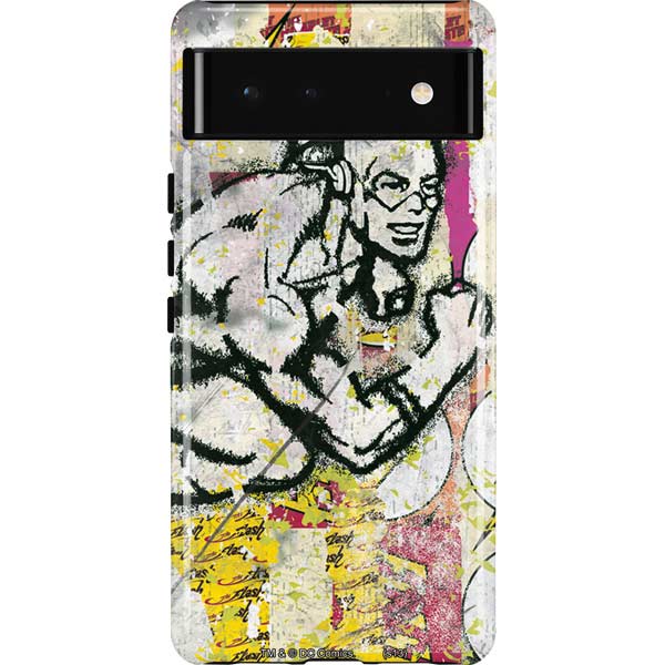 DC Comics The Flash Retro Abstract Running Pose Pixel Cases