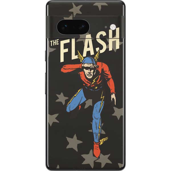 DC Comics The Flash Retro Action Pose Pixel Skins