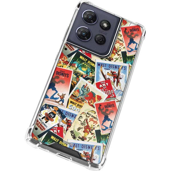 Disney Friends Retro Goofy Stamps Art Moto G Power 5G (2025) Clear Case