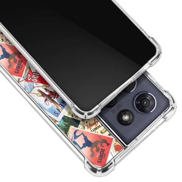 Disney Friends Retro Goofy Stamps Art Moto G Power 5G (2025) Clear Case