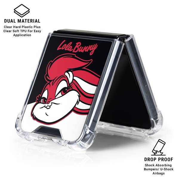 Looney Tunes Retro Lola Bunny Galaxy Z Flip7 Clear Case