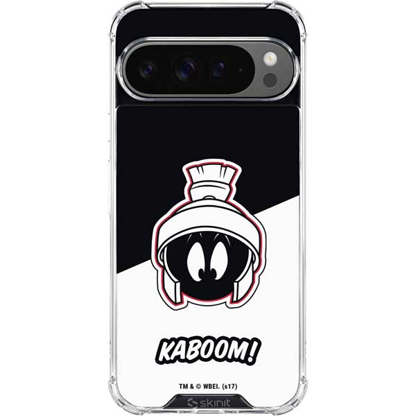 Looney Tunes Retro Marvin The Martian Google Pixel 10 Pro Clear Case