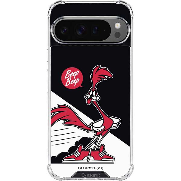 Looney Tunes Retro Road Runner Google Pixel 10 Pro XL Clear Case