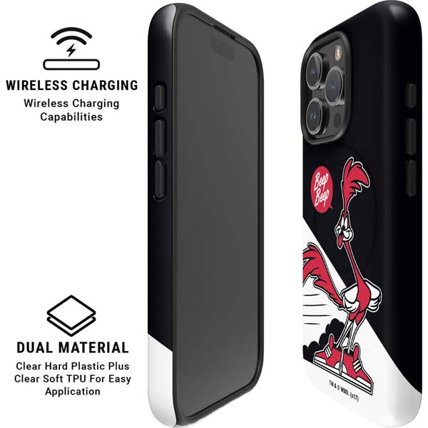 Looney Tunes Retro Road Runner iPhone 16 Pro Max Magsafe Impact Case