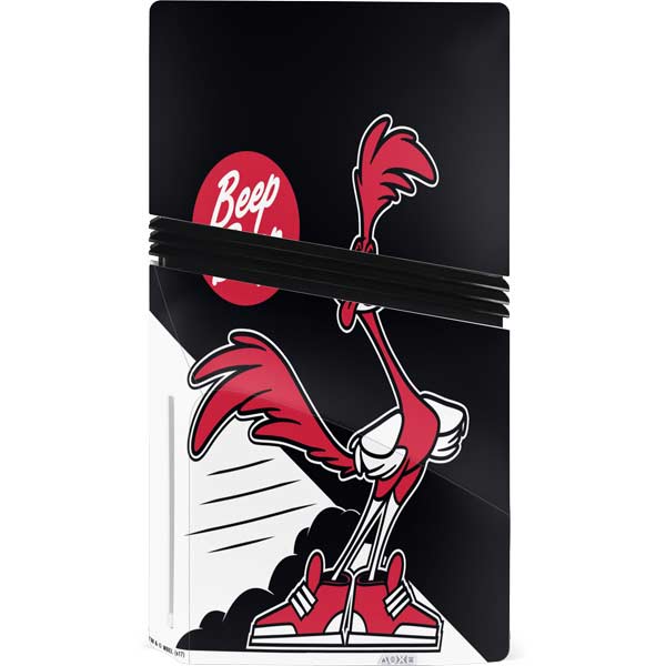 Looney Tunes Retro Road Runner Skin for PS5 Pro Console with Disk Drive ...