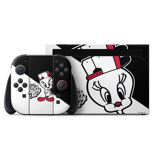 Looney Tunes Retro Tweety Bird Nintendo Switch 2 (2025) with Joy-Con Skin
