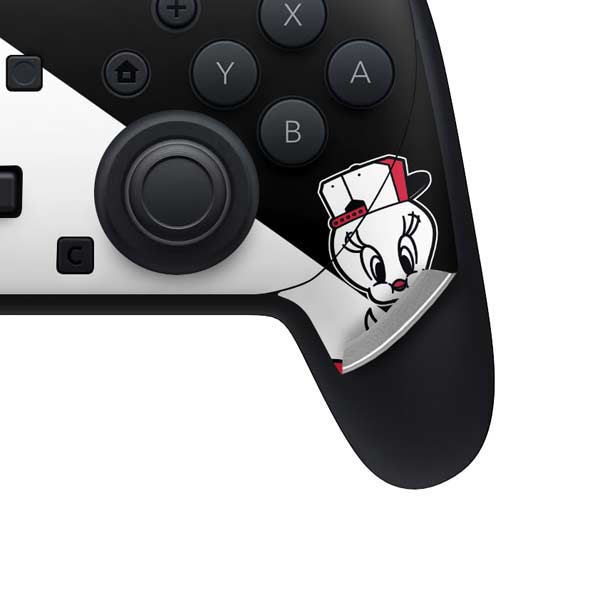 Looney Tunes Retro Tweety Bird Nintendo Switch 2 (2025) Pro Controller Skin