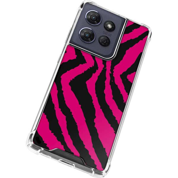 Retro Zebra Moto G Power 5G (2025) Clear Case