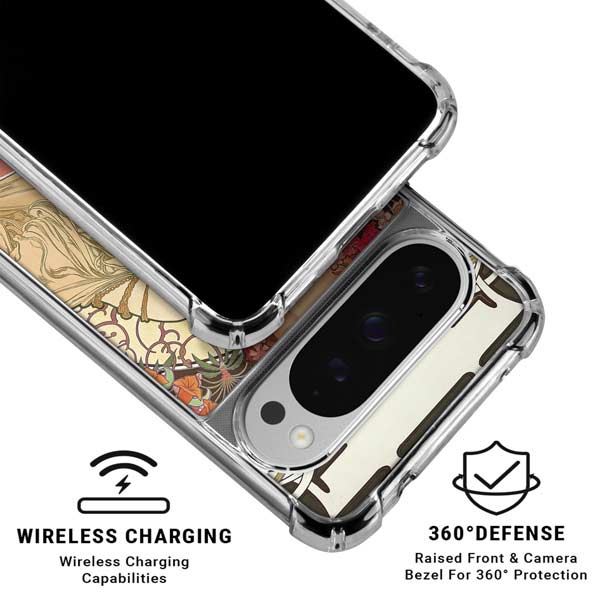 Alphonse Mucha Reverie 1897 Google Pixel 10 Pro XL Clear Case