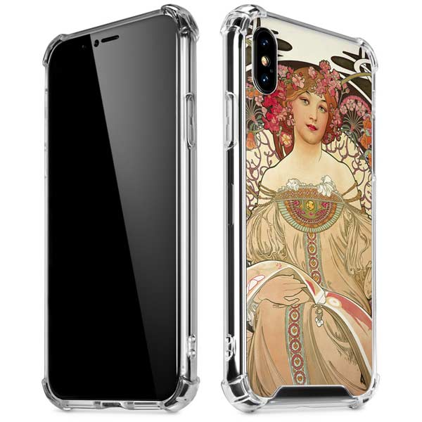 Alphonse Mucha Reverie 1897 iPhone X/XS Clear Case