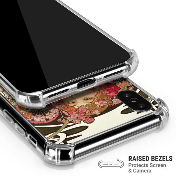 Alphonse Mucha Reverie 1897 iPhone X/XS Clear Case