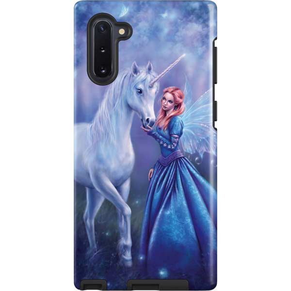 Rhiannon Fairy and Unicorn by Rachel Anderson Galaxy Cases