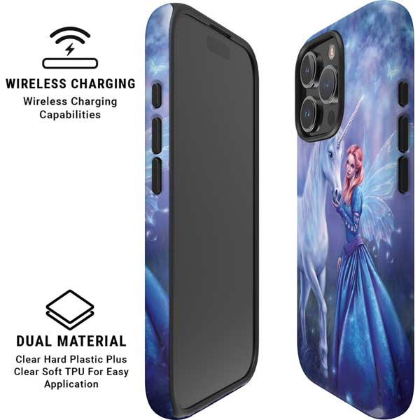 Rhiannon Fairy and Unicorn by Rachel Anderson iPhone 16 Pro Max Magsafe Impact Case