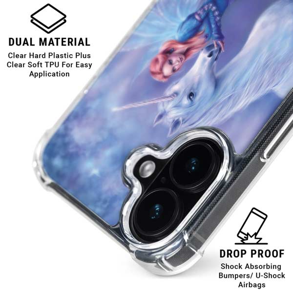 Rhiannon Fairy and Unicorn by Rachel Anderson iPhone 17 MagSafe Case
