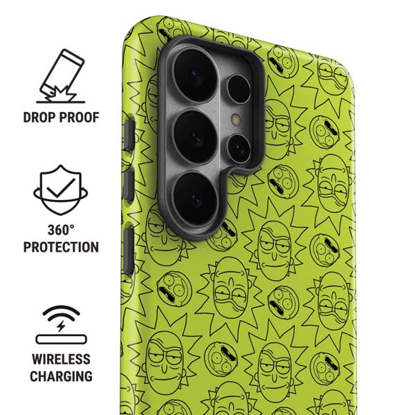 Adult Swim Rick and Morty Rick and Morty All Over Print Galaxy S26 Ultra Impact Case
