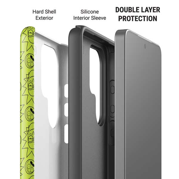 Adult Swim Rick and Morty Rick and Morty All Over Print Galaxy S26 Ultra Impact Case