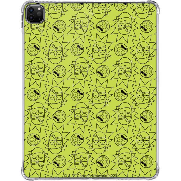 Adult Swim Rick and Morty Rick and Morty All Over Print iPad Pro 11in (2024) Clear Case
