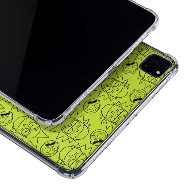 Adult Swim Rick and Morty Rick and Morty All Over Print iPad Pro 11in (2024) Clear Case