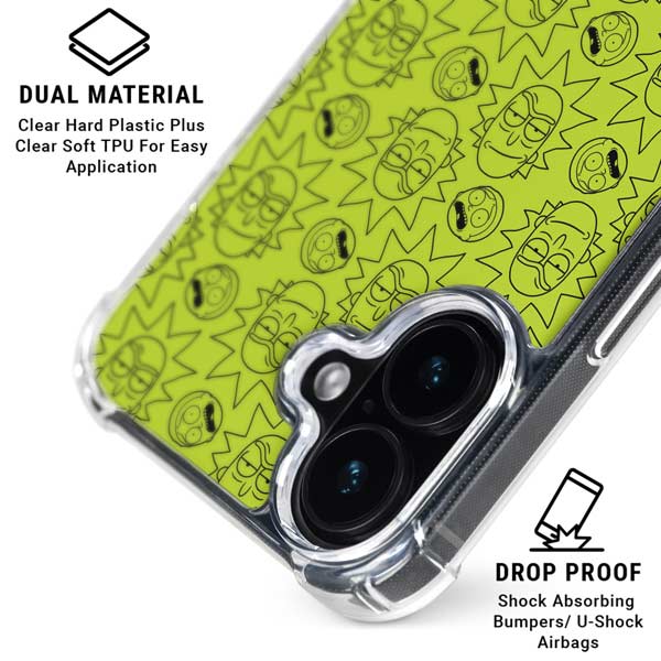 Adult Swim Rick and Morty Rick and Morty All Over Print iPhone 17 MagSafe Case