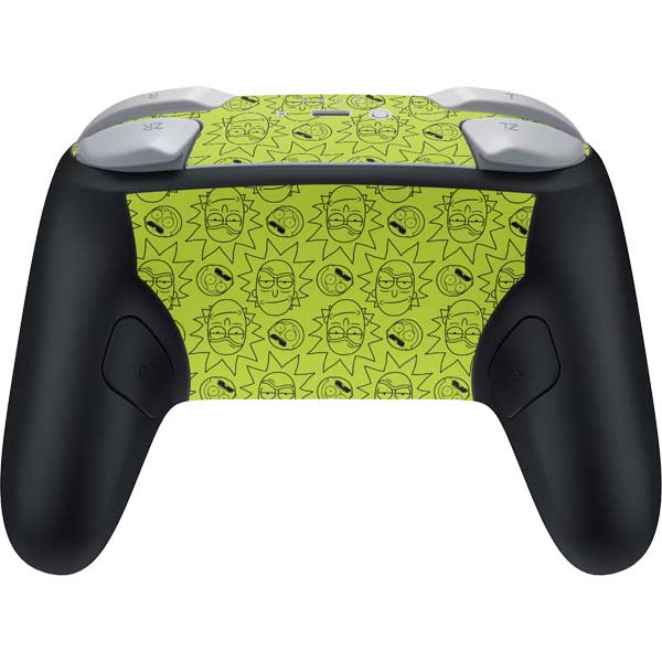 Adult Swim Rick and Morty Rick and Morty All Over Print Nintendo Switch 2 (2025) Pro Controller Skin