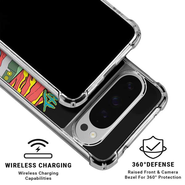 Adult Swim Rick and Morty Family Wagon Google Pixel 10 Pro XL Clear Case