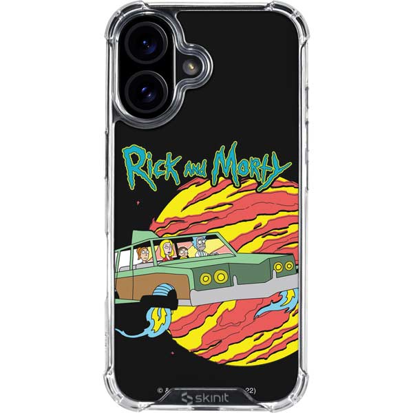 Adult Swim Rick and Morty Family Wagon iPhone 17 Clear Case