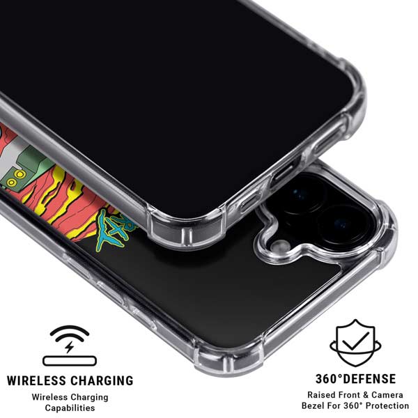 Adult Swim Rick and Morty Family Wagon iPhone 17 Clear Case